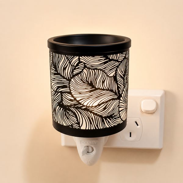 Wax Burner Wall Plug - Black