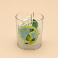 Splice Soy Candle by The Essence Of Beauty — tropical pineapple and lime fragrance in a clear glass vessel