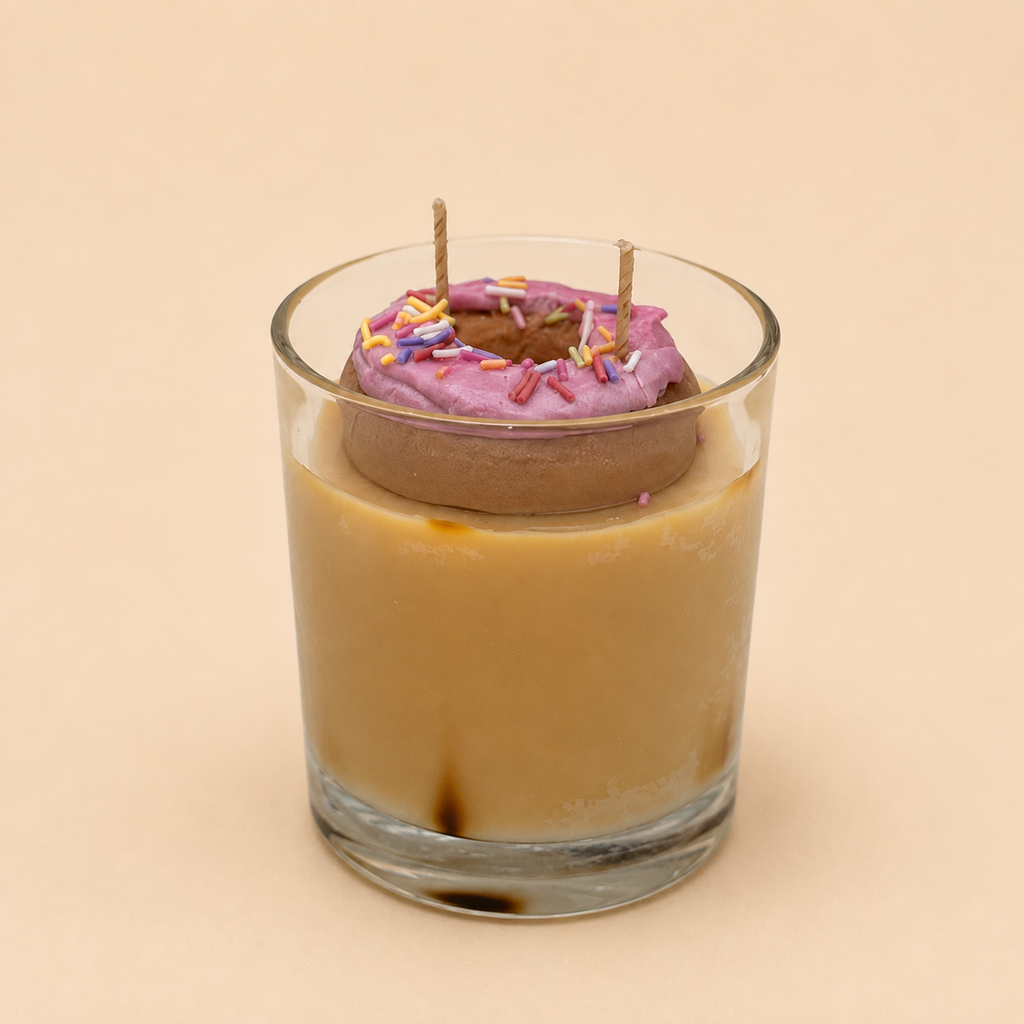 Vanilla Donut Candle